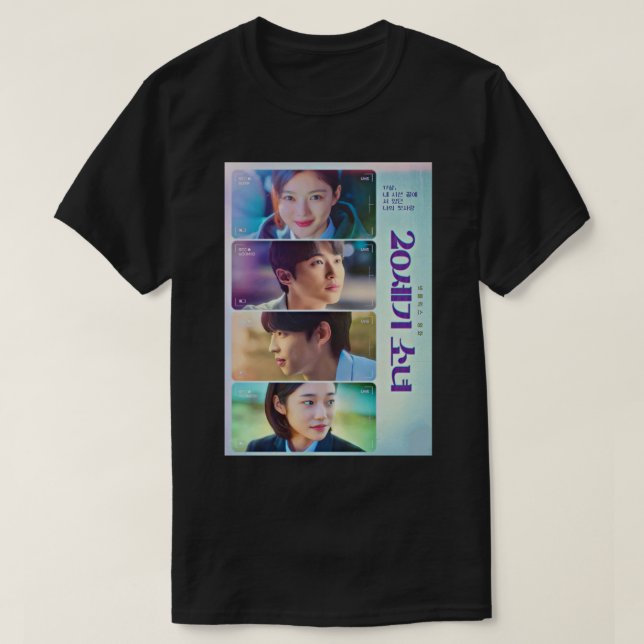 Camiseta Garota do século 20 coreana 20 1 (Frente do Design)