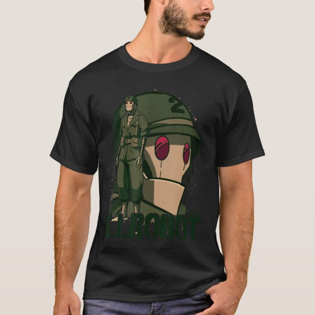 Camiseta Garota do Showcase do Robô GI (Frente)