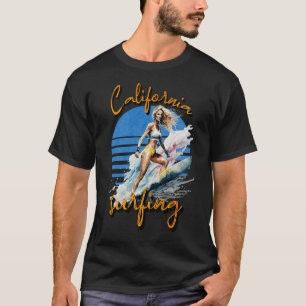 Camiseta Garota do Surfe da Califórnia