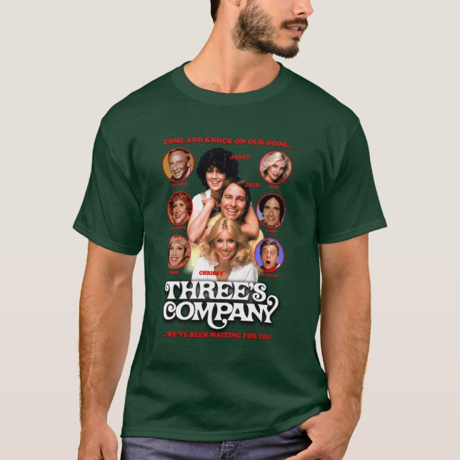 Camiseta garota do THREES COMPANY (Frente)