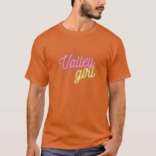Camiseta Garota do Vale 80shrowback Garota engraçada retrô