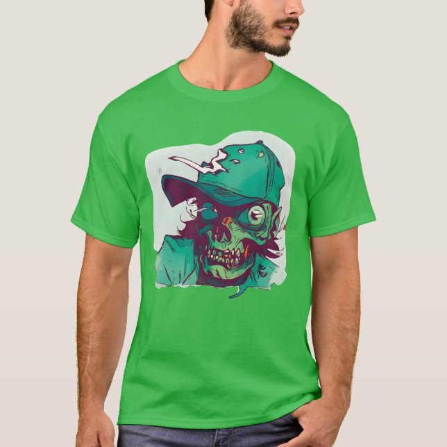 Camiseta Garota do Zumbi com Chapéu (Frente)