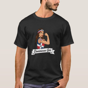 Camiseta Garota Dominicana Rosie Pose Mulher Forte Dominica