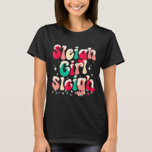 Camiseta Garota Dormente Dormiu Véspera de Natal Pijama