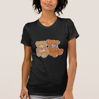 Camiseta Garota e Urso Menino Bonito