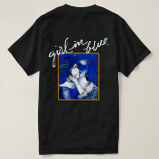 CAMISETA GAROTA EM T-SHIRT AZUL UNISEX