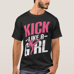 Camiseta Garota Engraçada Arte Marcial Rapariga Karate Girl