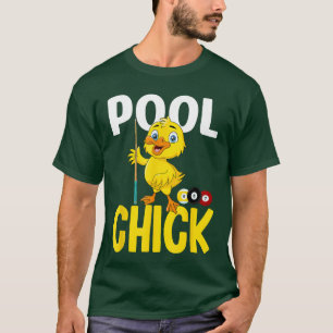 Camiseta Garota Engraçada de Piscina Bola 8 Mulheres Presen