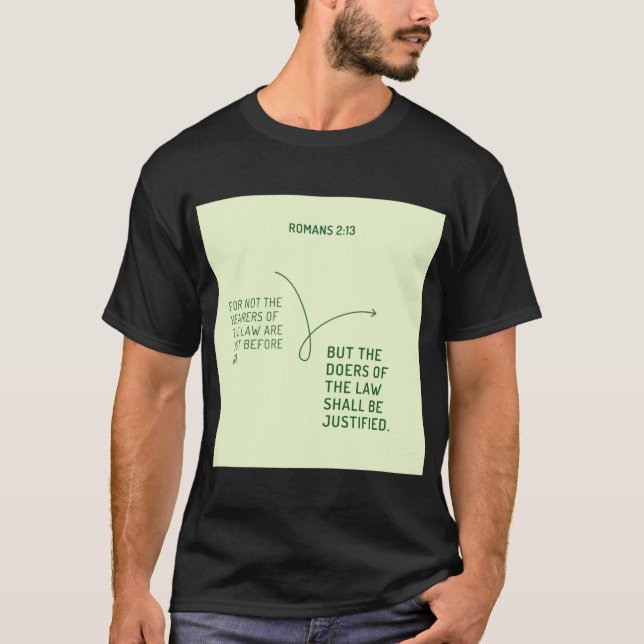 Camiseta Garota engraçada de Romans 213 (Frente)
