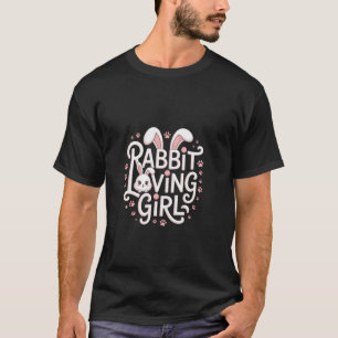 Camiseta Garota Engraçada que Ama Coelhos