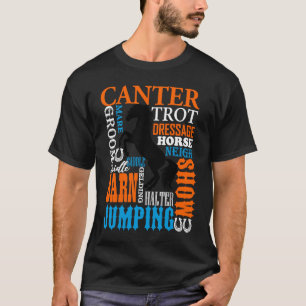 Camiseta Garota Equestre Cavalgada para meninas
