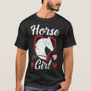 Camiseta Garota Equestre I Equestrian Horseback Gift