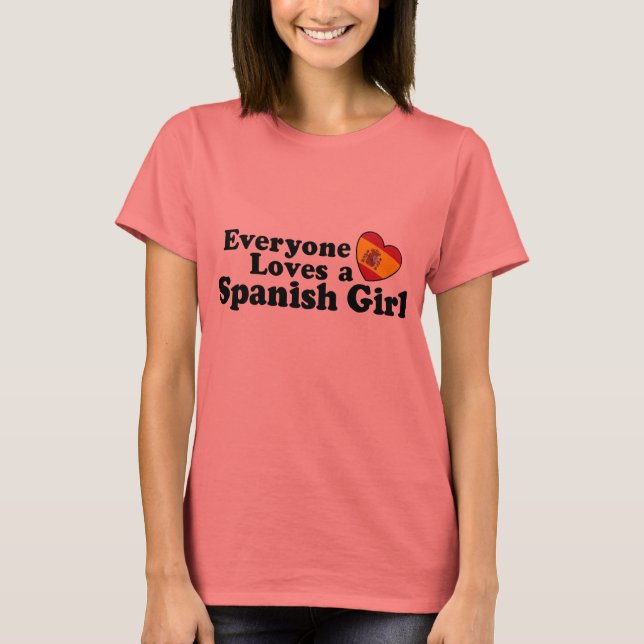 Camiseta Garota espanhola (Frente)