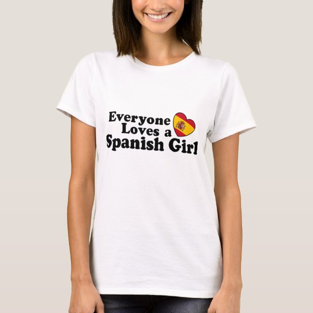 Camiseta Garota espanhola (Frente)