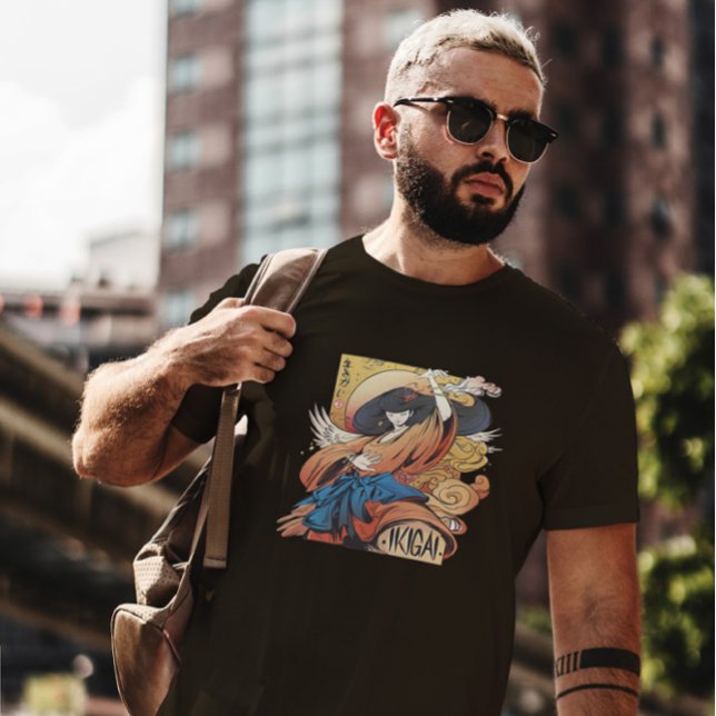 Camiseta Garota Espiritual Japonesa (Criador carregado)