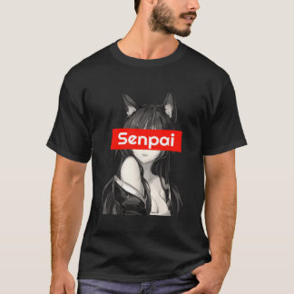 Camiseta Garota estética de anime voa de gato sexy japonês