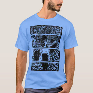 Camiseta Garota Fairycore Cottagecore Perdida no Woods Comi