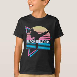 Camiseta Garota Faixa Preta - Judô Karatê Jiu Jitsu Taekwon