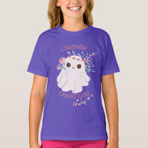 Camiseta Garota Fantasma do Pastel de Diversão Whimsical Ch