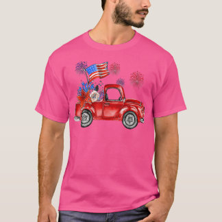 Camiseta Garota Farmadora de Caminhões de Fazenda Vermelha