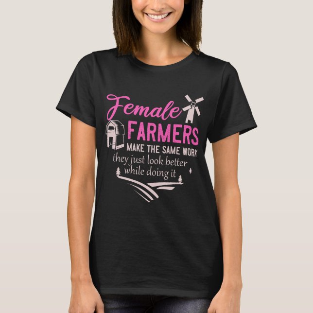 Camiseta Garota fazenda Filha de fazendeiro (Frente)
