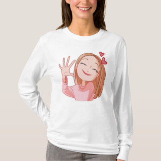Camiseta Garota Feliz Apaixonada