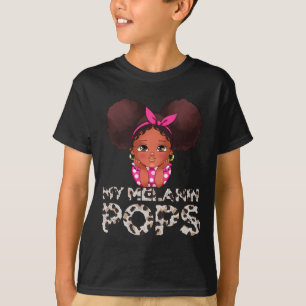 Camiseta Garota Filha Niece Irmã Negra História Mon