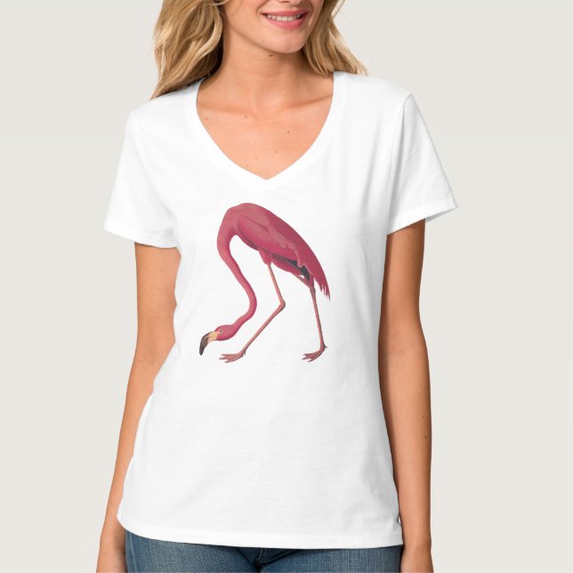 Camiseta Garota Flamingo Rosa (Frente)