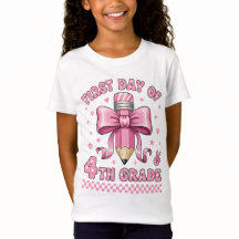 Garota Fofa da 4ª Série Arco Rosa Design Coquete