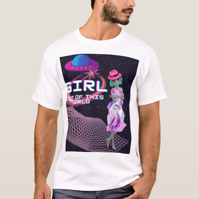 Camiseta Garota fora deste mundo (Frente)