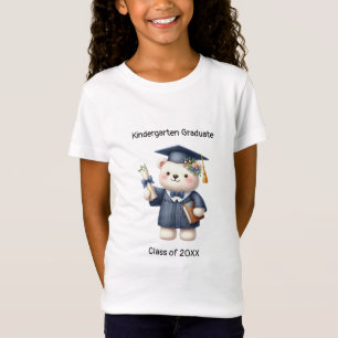 Camiseta Garota Formando de jardim de infância Formando urs