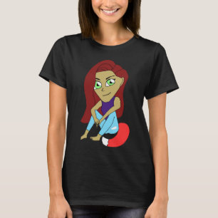 Camiseta garota foxi chibi