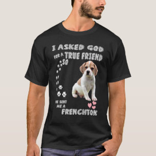 Camiseta Garota francesa Beagle Mix Dog Mãe Pai Figurino