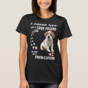 Camiseta Garota francesa Beagle Mix Dog Mãe Pai Figurino