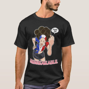 Camiseta Garota Francesa Inseparável Patrimônio Francês Na