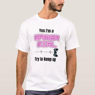 Camiseta garota gamer