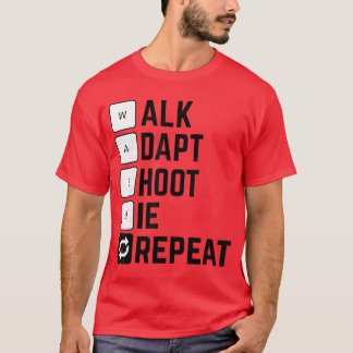 Camiseta Garota gamer de PC engraçada nerd de computador WA