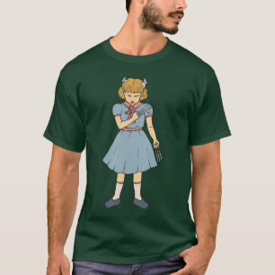 Camiseta Garota Garras Garota Clementina Punk Rock Gótica H