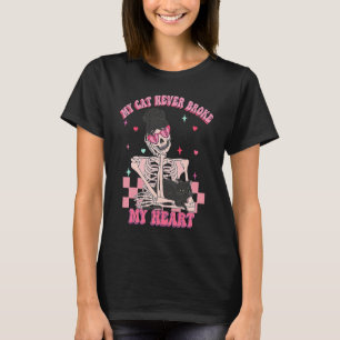 Camiseta garota gato feliz anti valentine