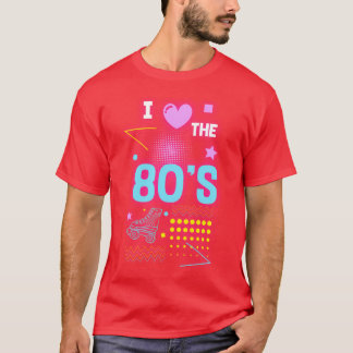 Camiseta Garota geek retrô neon
