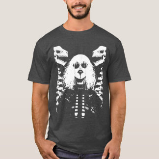 Camiseta Garota Ghoul Cybergoth Gótico Amigos de Anime Mang