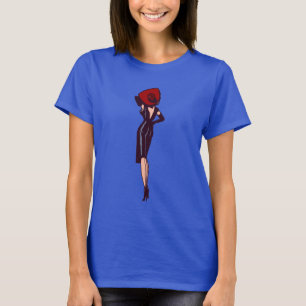 Camiseta Garota Glamourosa Vintage Retro Pinup