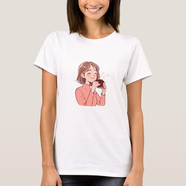 Camiseta Garota Gosta Da Bebida (Frente)