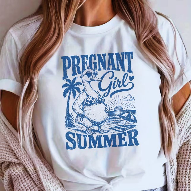 Camiseta Garota GRÁVIDA VERÃO  (Criador carregado)
