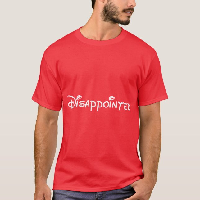 Camiseta Garota Invertida Desapontada (Frente)