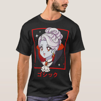 Camiseta Garota japonesa Mau Manga Pastel Menher