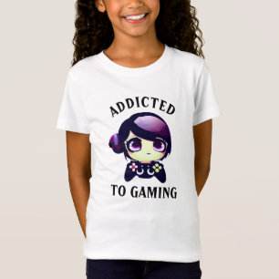 Camiseta Garota Kawaii Anime Gamer