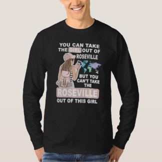 Camiseta Garota Legal da Cidade de Roseville Orgulhosa Garo