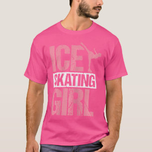 Camiseta Garota Legal de Patinação no Gelo Amante de Patins