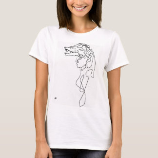 Camiseta garota lobo